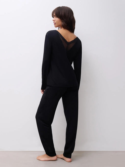 Chantelle Romance Schwarz Lange Hose