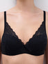 Chantelle Floral Touch Schwarz T-Shirt BH
