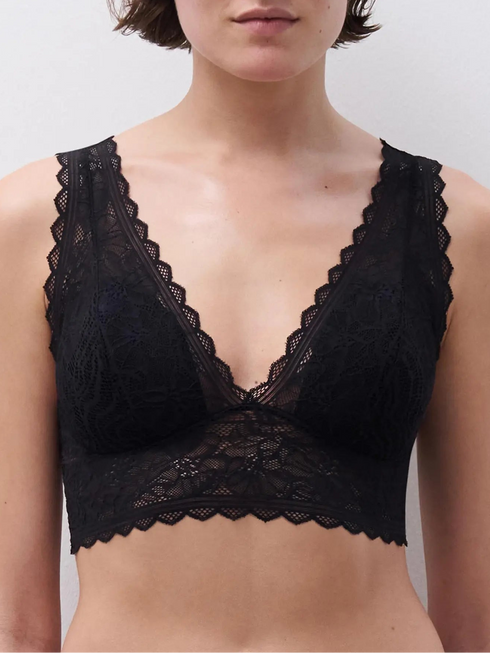 Chantelle Floral Touch Schwarz Bügelloser BH