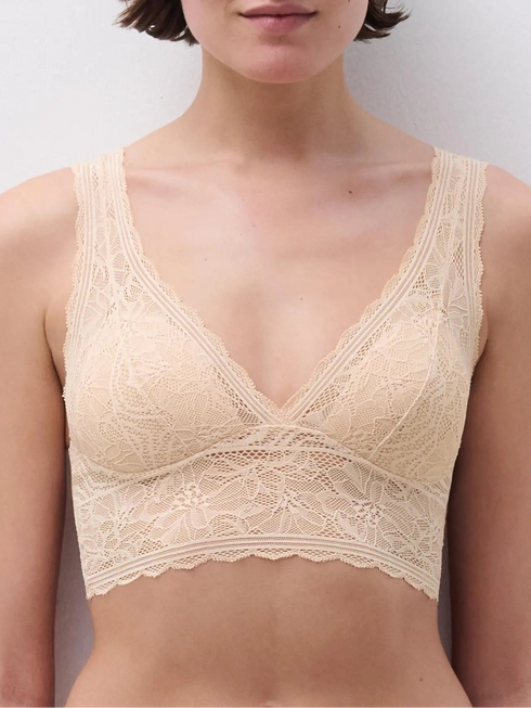 Chantelle Floral Touch Beige Dore Bügelloser BH