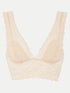 Chantelle Floral Touch Beige Dore Bügelloser BH