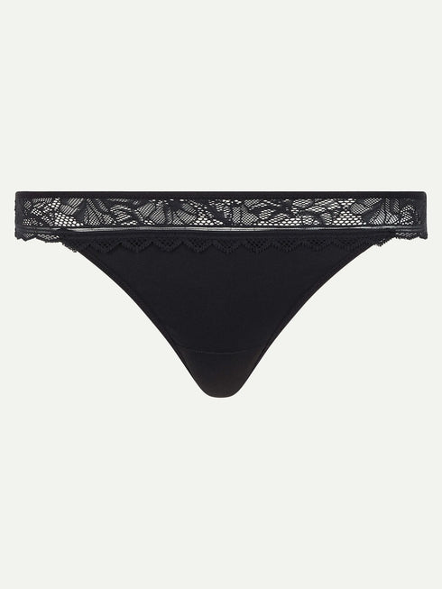 Chantelle Floral Touch Schwarz Tanga