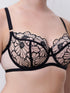 Chantelle Pulp Lush Schwarz Balconette BH