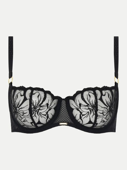 Chantelle Fleurs Schwarz Balconette BH
