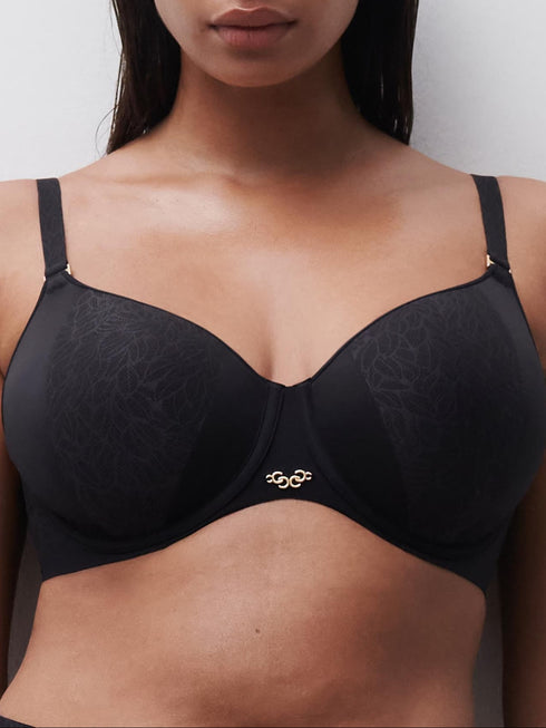 Chantelle Pure Lace Schwarz T-Shirt BH