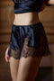 Marjolaine Shorts aus 100% Seide „Baccarat“ Schwarz