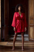 Marjolaine kurzen Morgenmantel „Tracy“ ROUGE