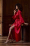 Marjolaine ein langer Morgenmantel „Tracy“ ROUGE